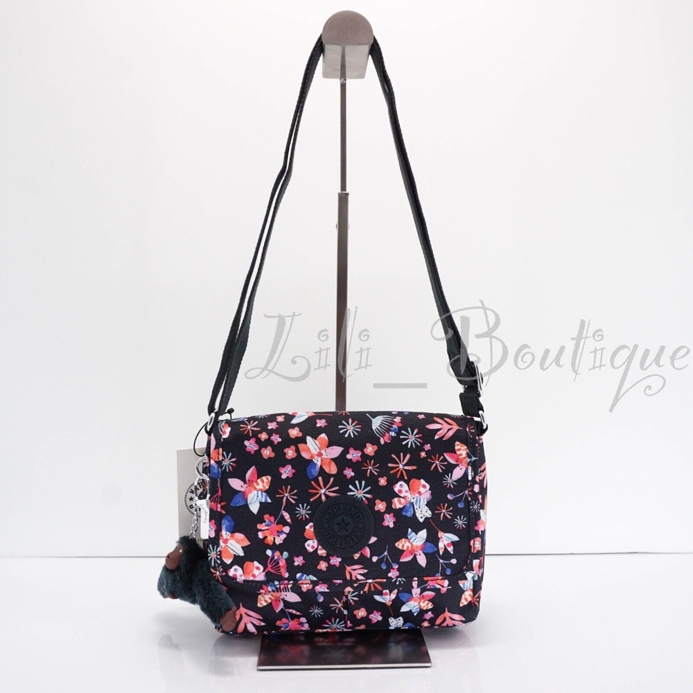 NWT Kipling KI0736 Shayna Crossbody Small Shoulder Bag Nylon Festival Blossom 94